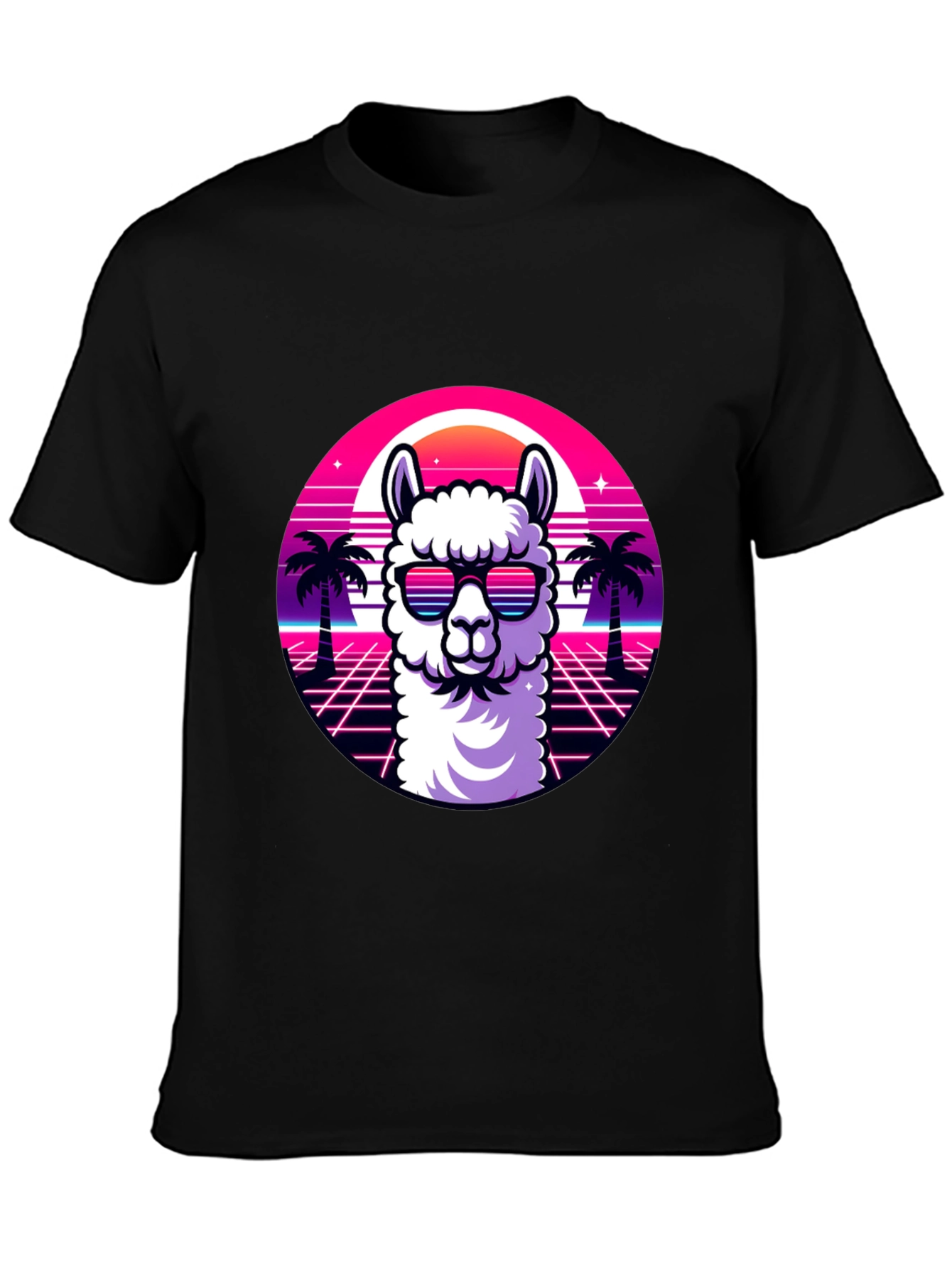 Retro Llama T-Shirt: Cool Animal Graphic Tee