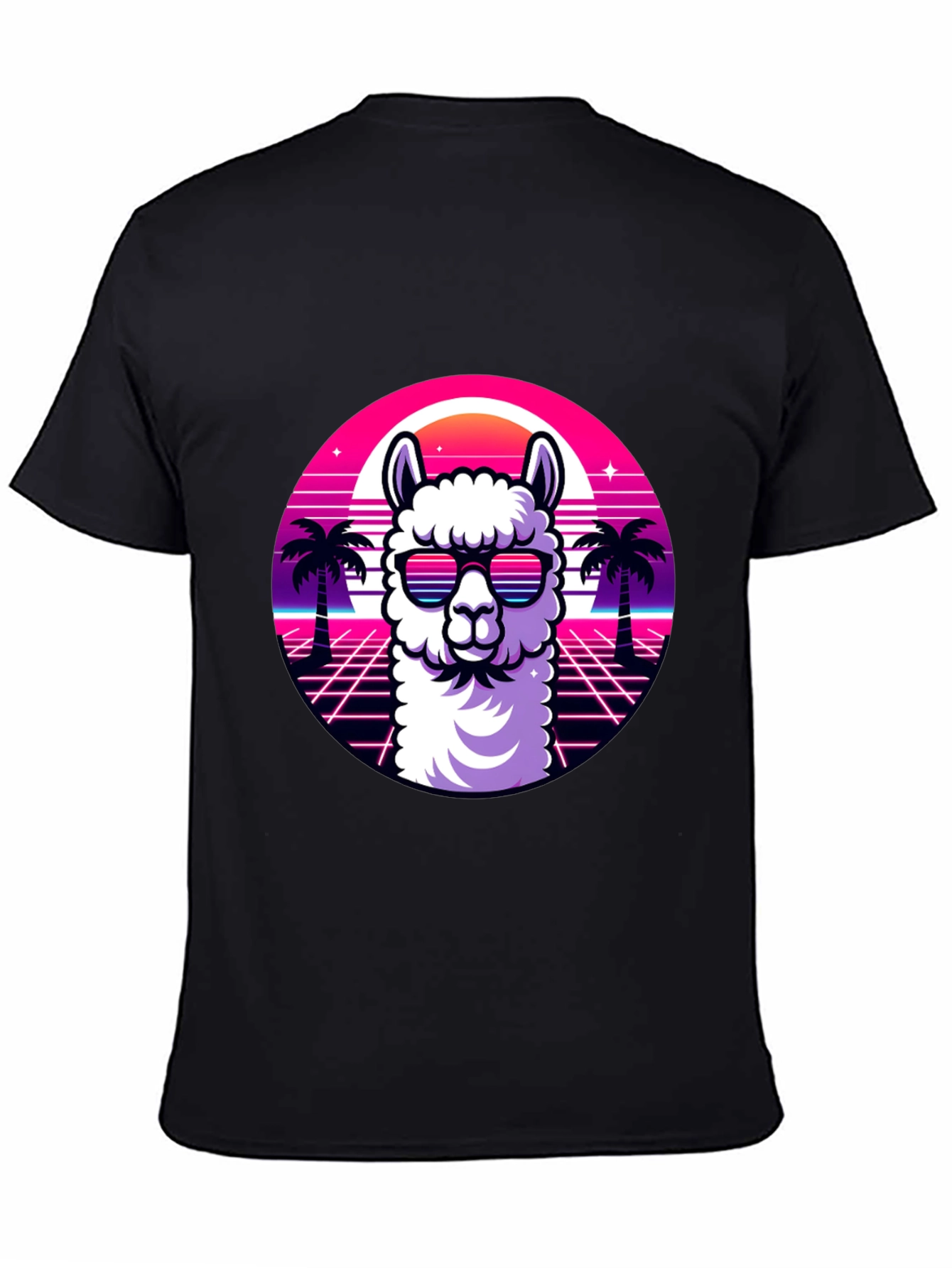Retro Llama T-Shirt: Cool Animal Graphic Tee