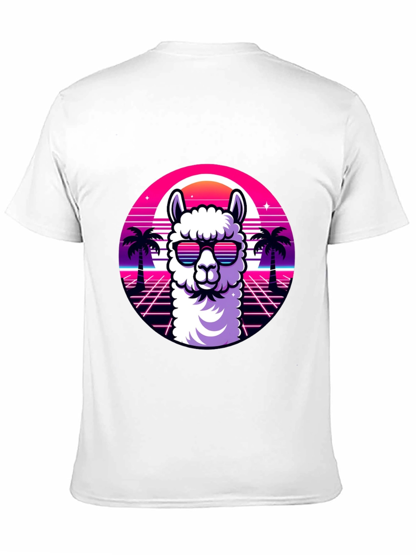 Retro Llama T-Shirt: Cool Animal Graphic Tee