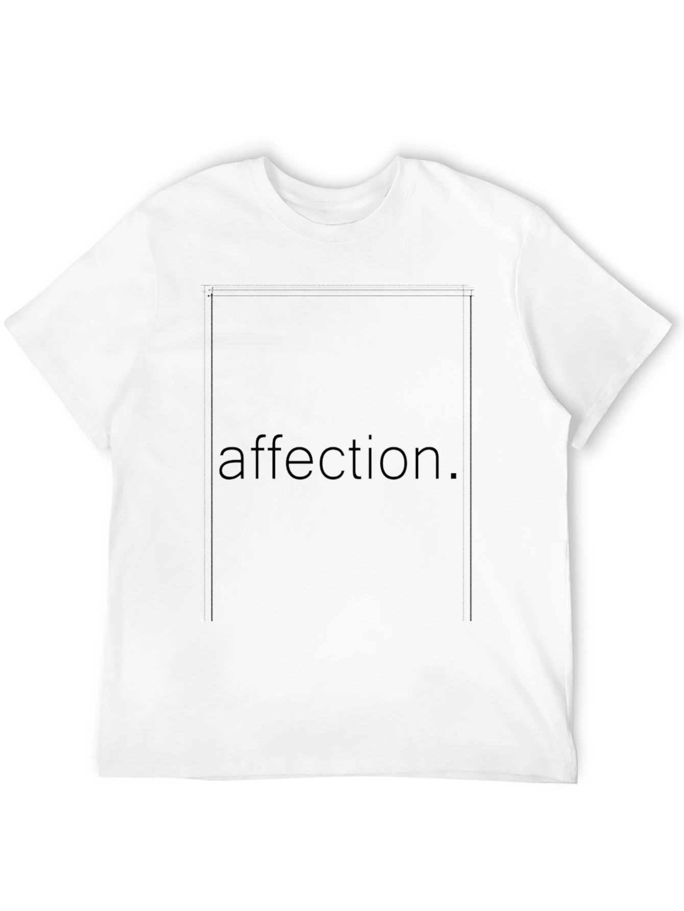 Affection Black T-Shirt - Stylish Comfort