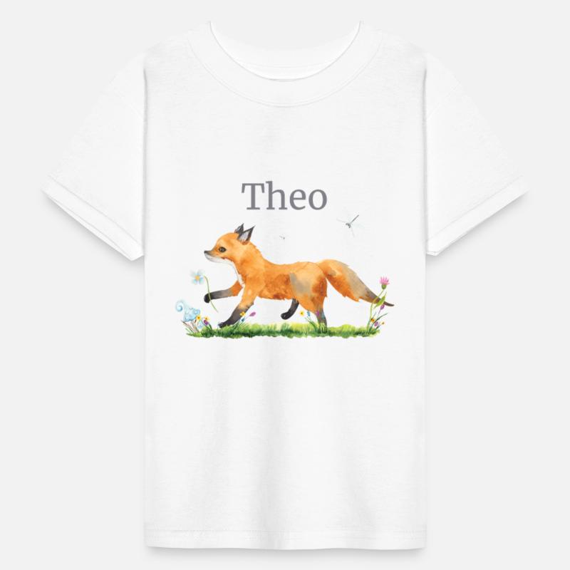 Waldtier Reh Hase Hedgehog Flowers Name Theo