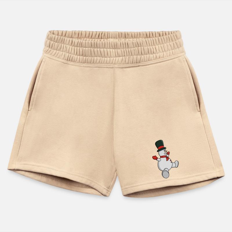 Whimsical Snowman with Top Hat and Scarf