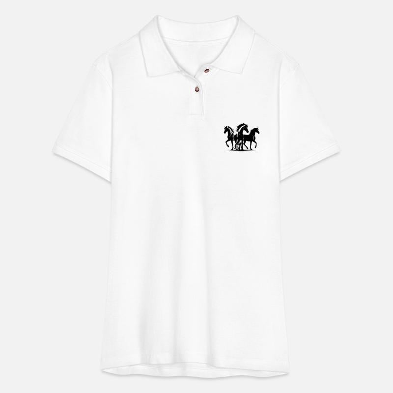 Wild Group Of Horses Enjoying Their Free Run