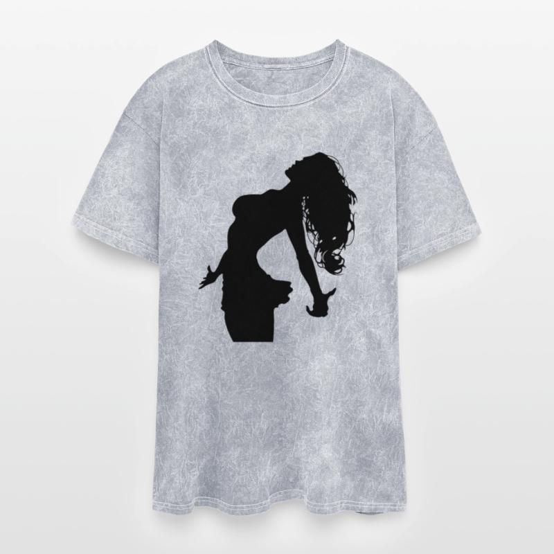 Wild Hair Woman Silhouette