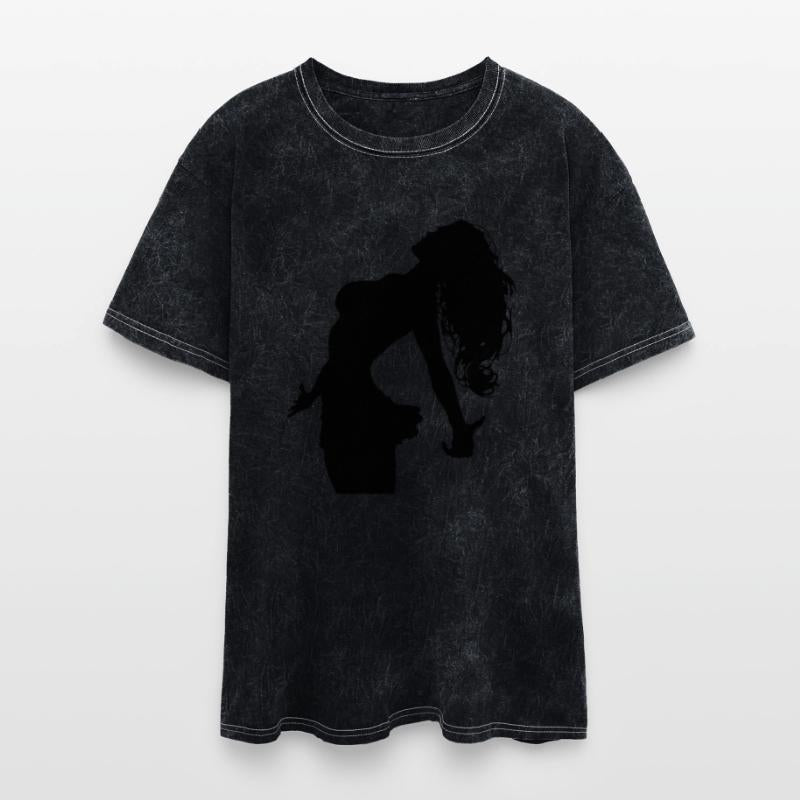 Wild Hair Woman Silhouette