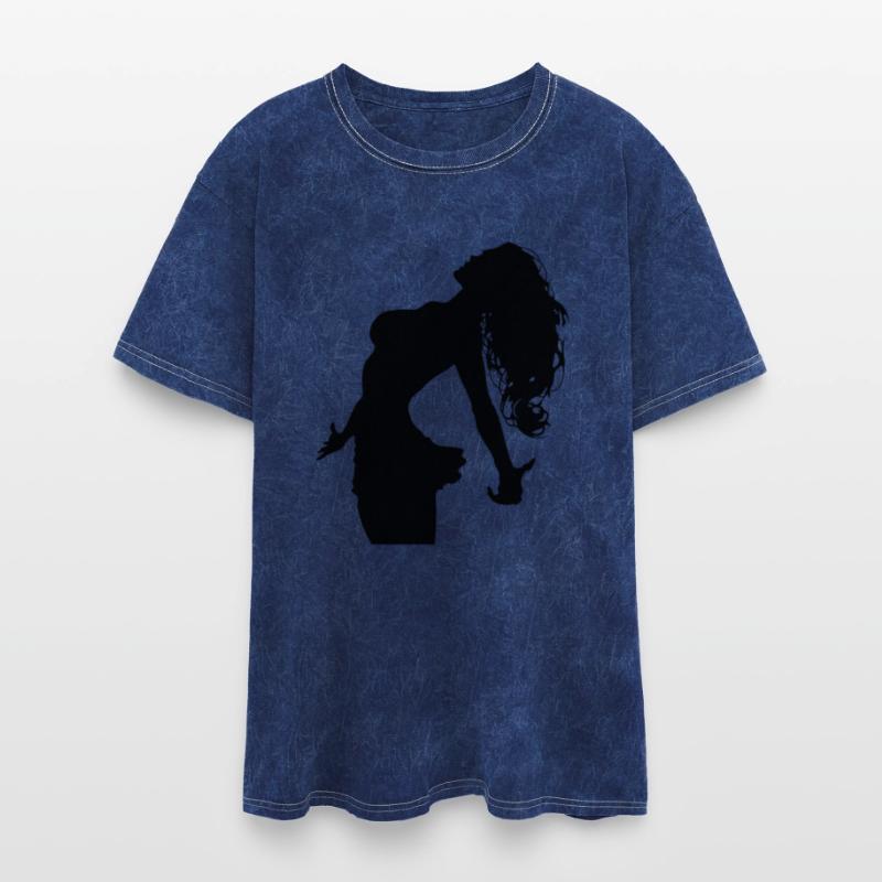 Wild Hair Woman Silhouette