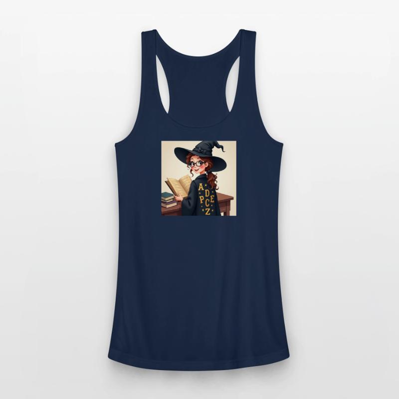 Witch english teacher Reading Illustration