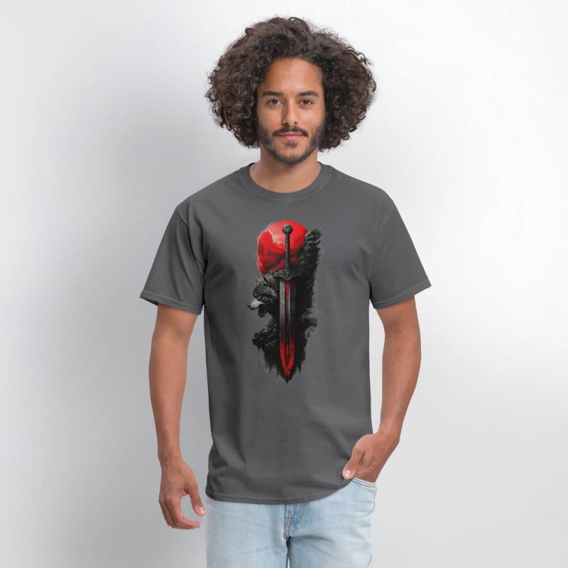 Wolf King's Blade: Untamed Power Tee!
