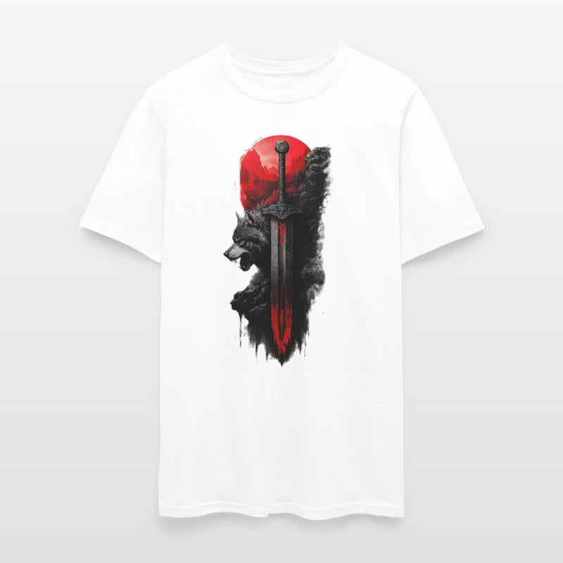 Wolf King's Blade: Untamed Power Tee!