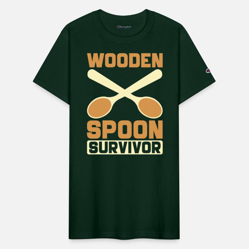 Wooden Spoon Survivor Funny Nostalgic Humor