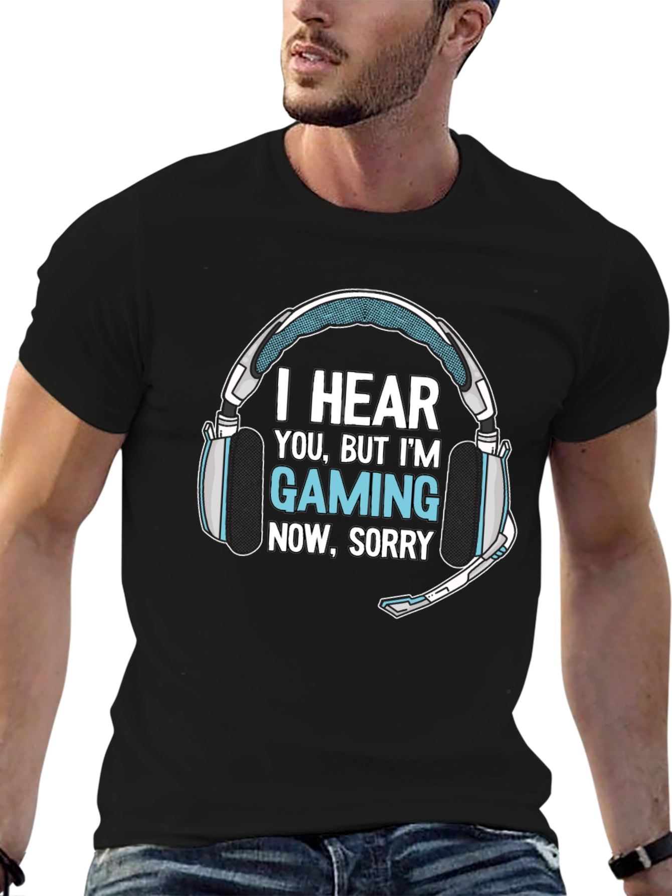 Gamer T-Shirt: I Hear You But Im Gaming