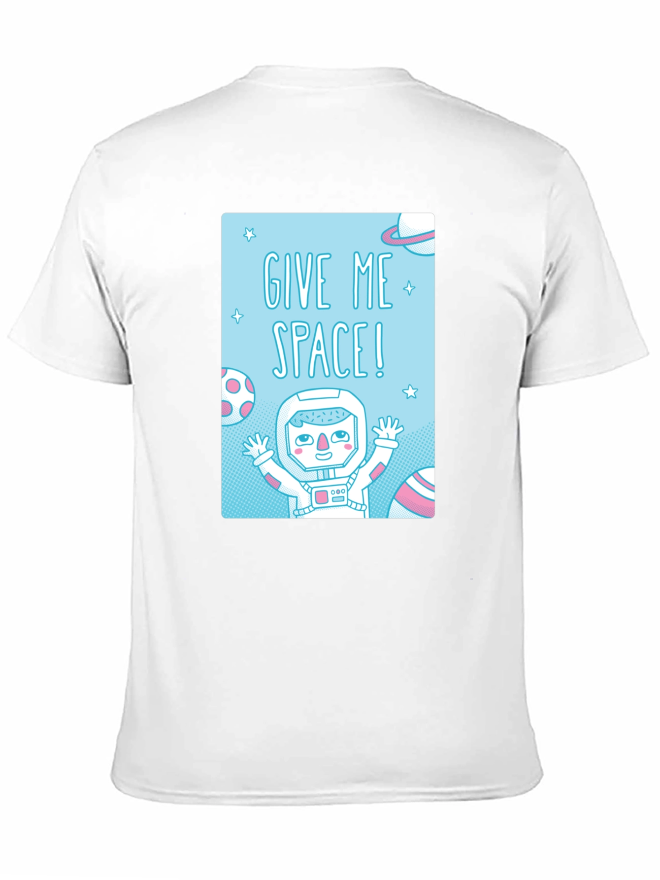 Give Me Space Graphic T-Shirt - Black Cotton Tee