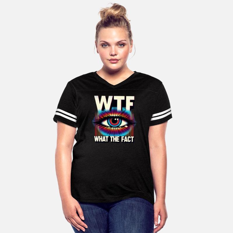 WTF What The Fact Funny Science Eye Illusion Pun