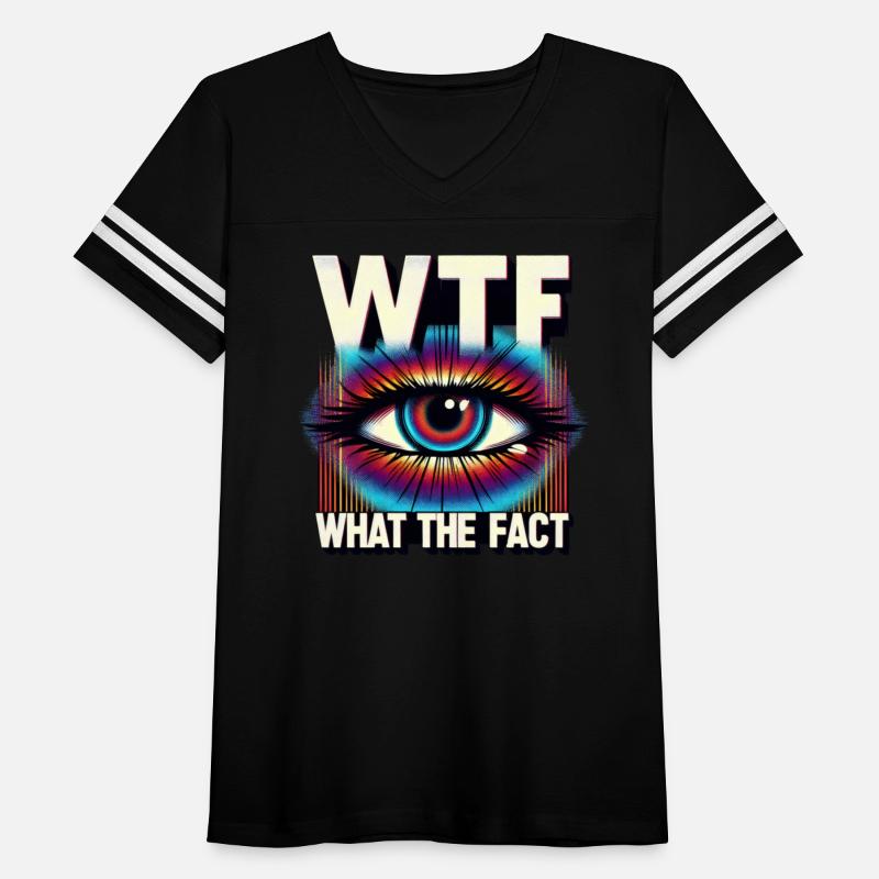 WTF What The Fact Funny Science Eye Illusion Pun
