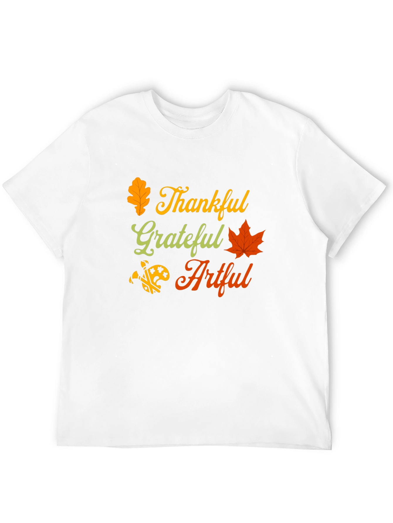 Thankful Grateful Artful Fall T-Shirt
