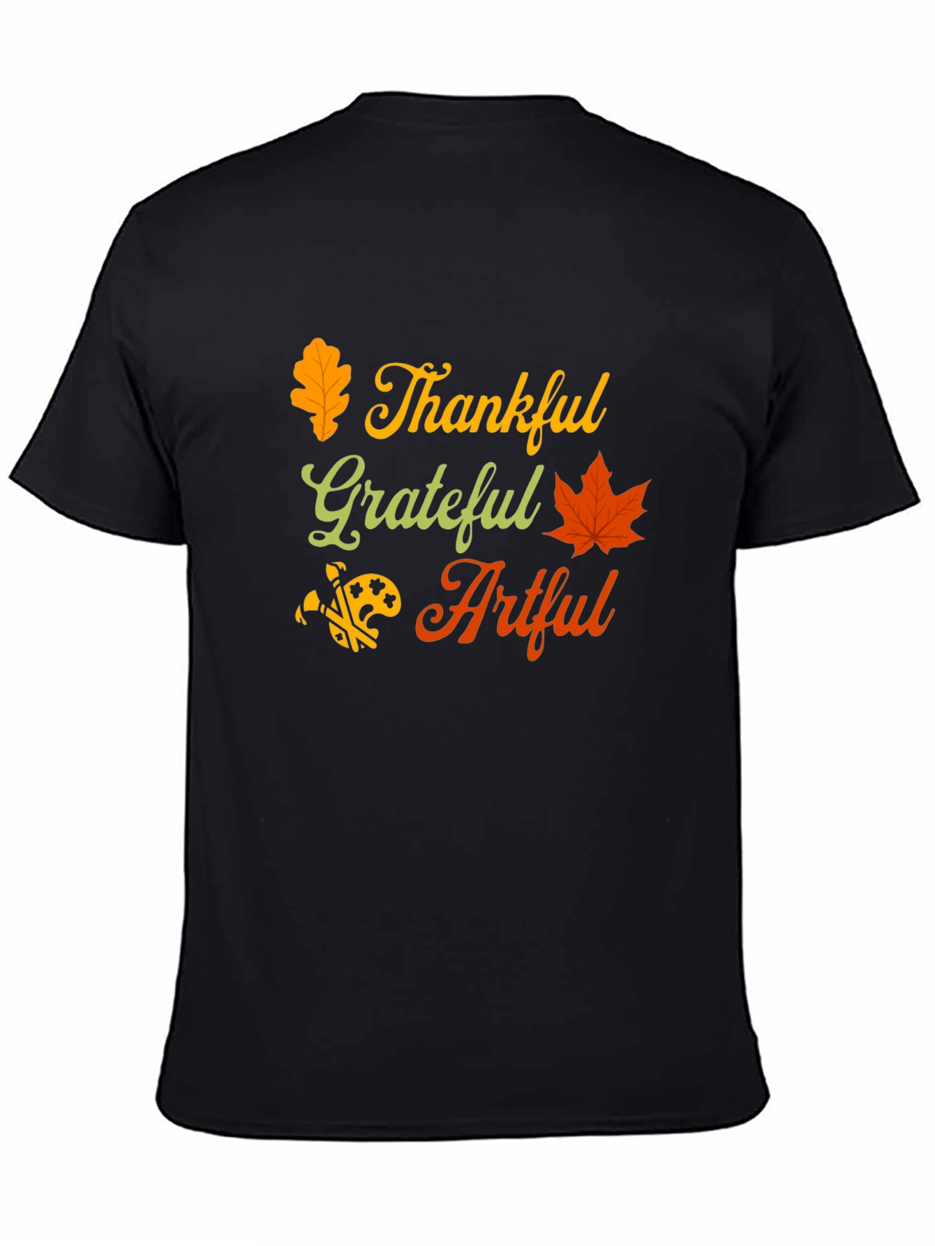 Thankful Grateful Artful Fall T-Shirt