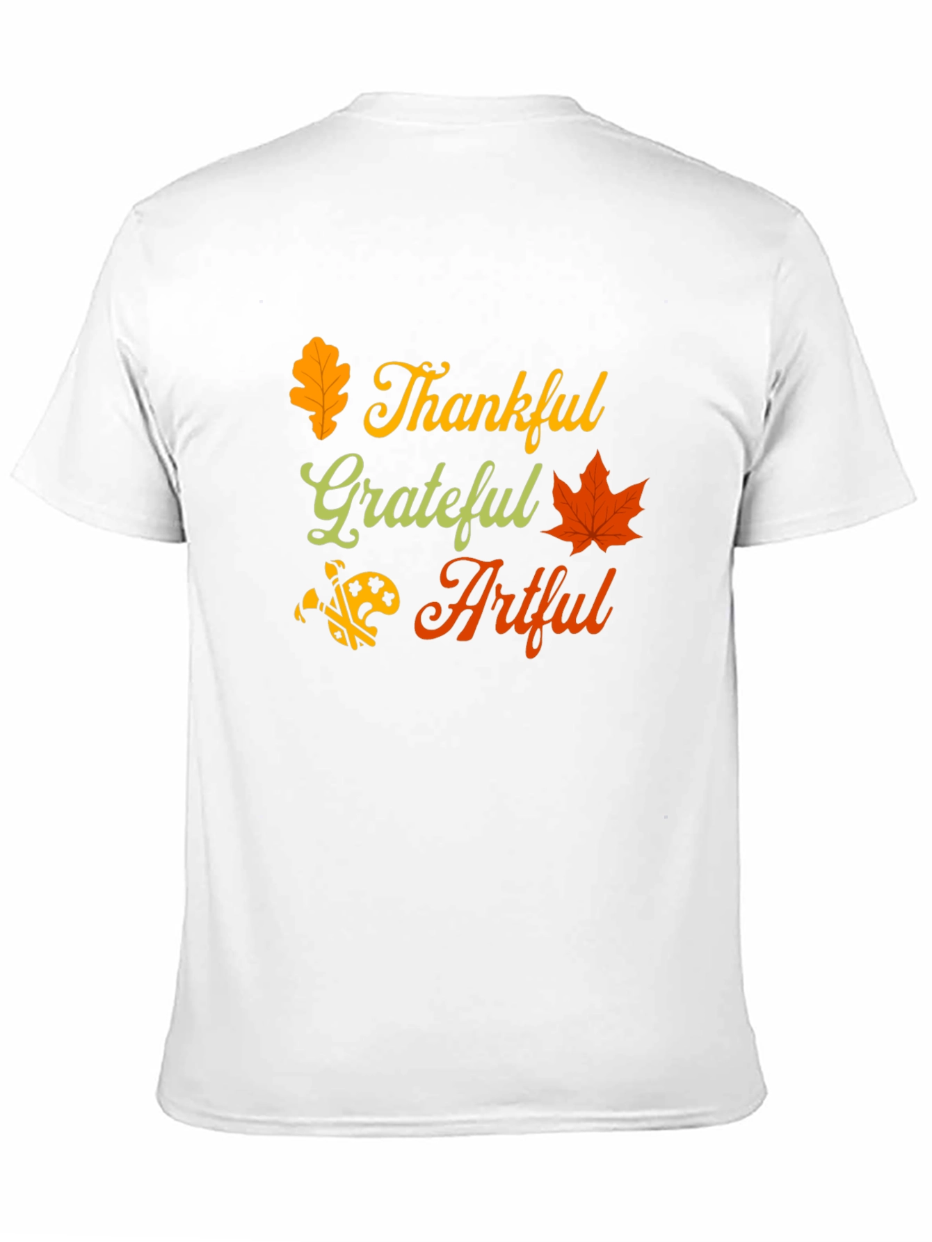 Thankful Grateful Artful Fall T-Shirt
