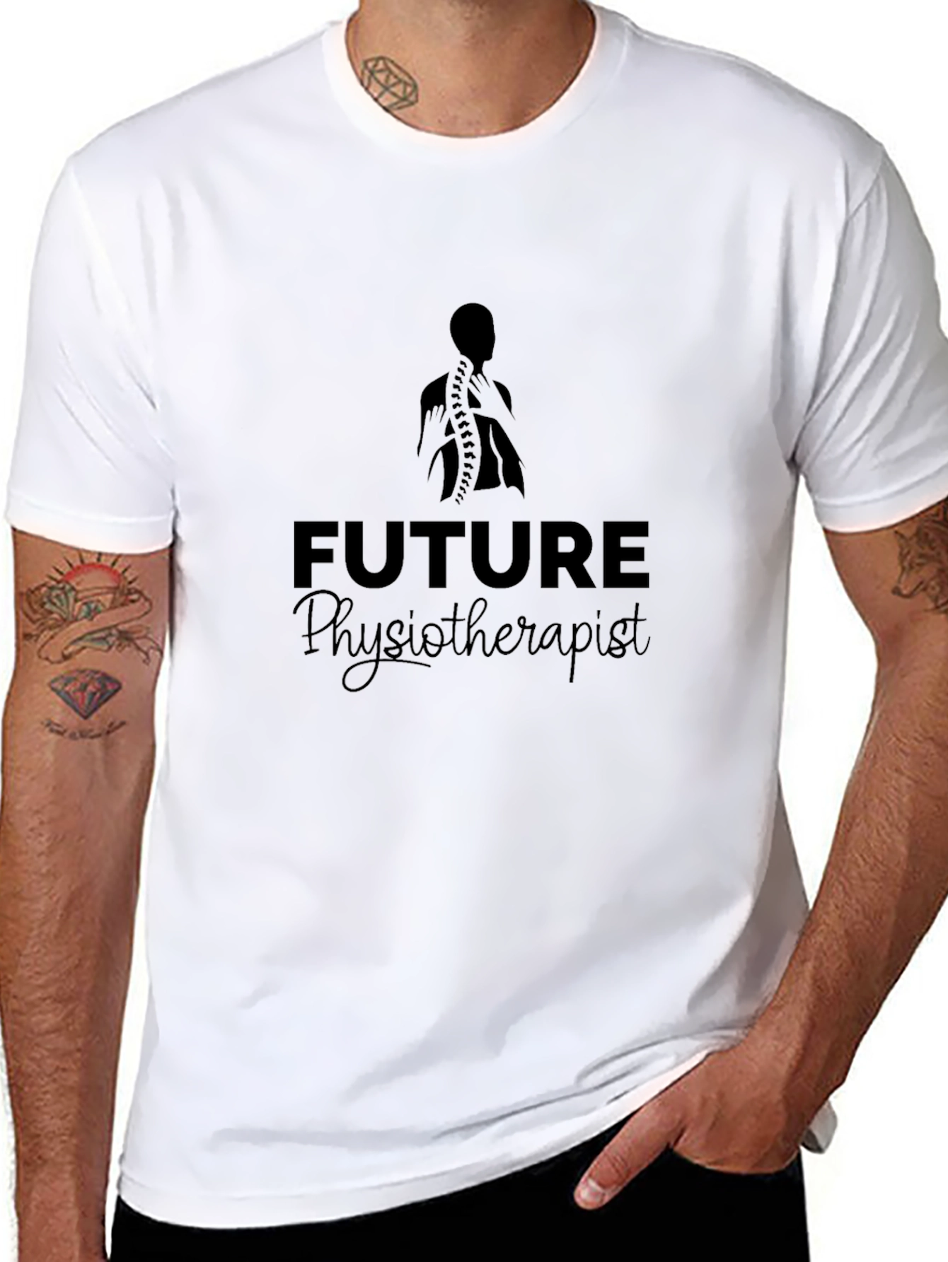 Future Physiotherapist Black T-Shirt