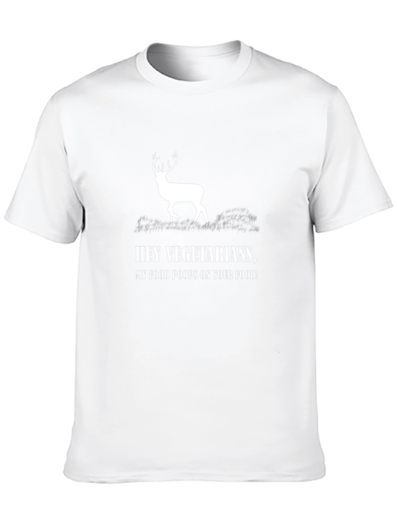 Funny Vegetarian Hunting Graphic T-Shirt
