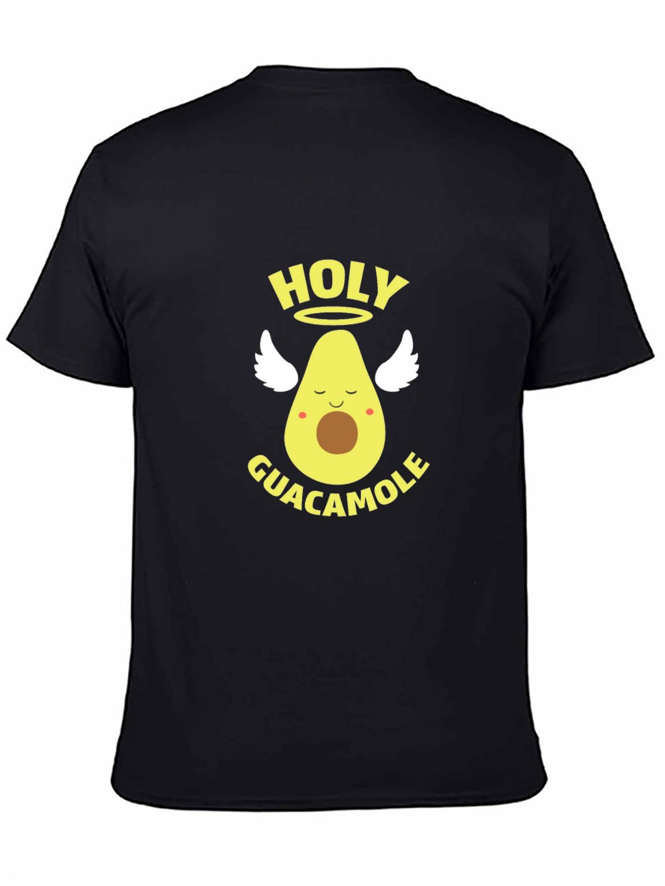Holy Guacamole Black Graphic T-Shirt