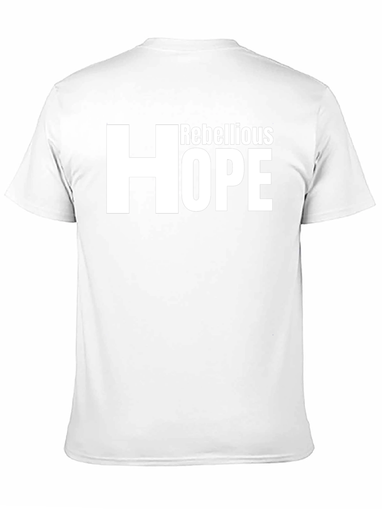 Rebellious Hope Graphic Tee - Mens Fashion