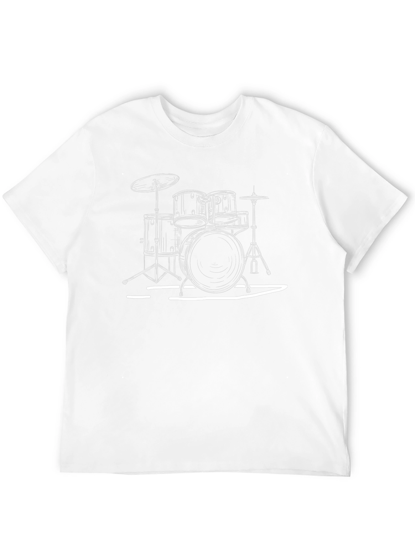 Drum Kit Graphic T-Shirt - Musician Tee
