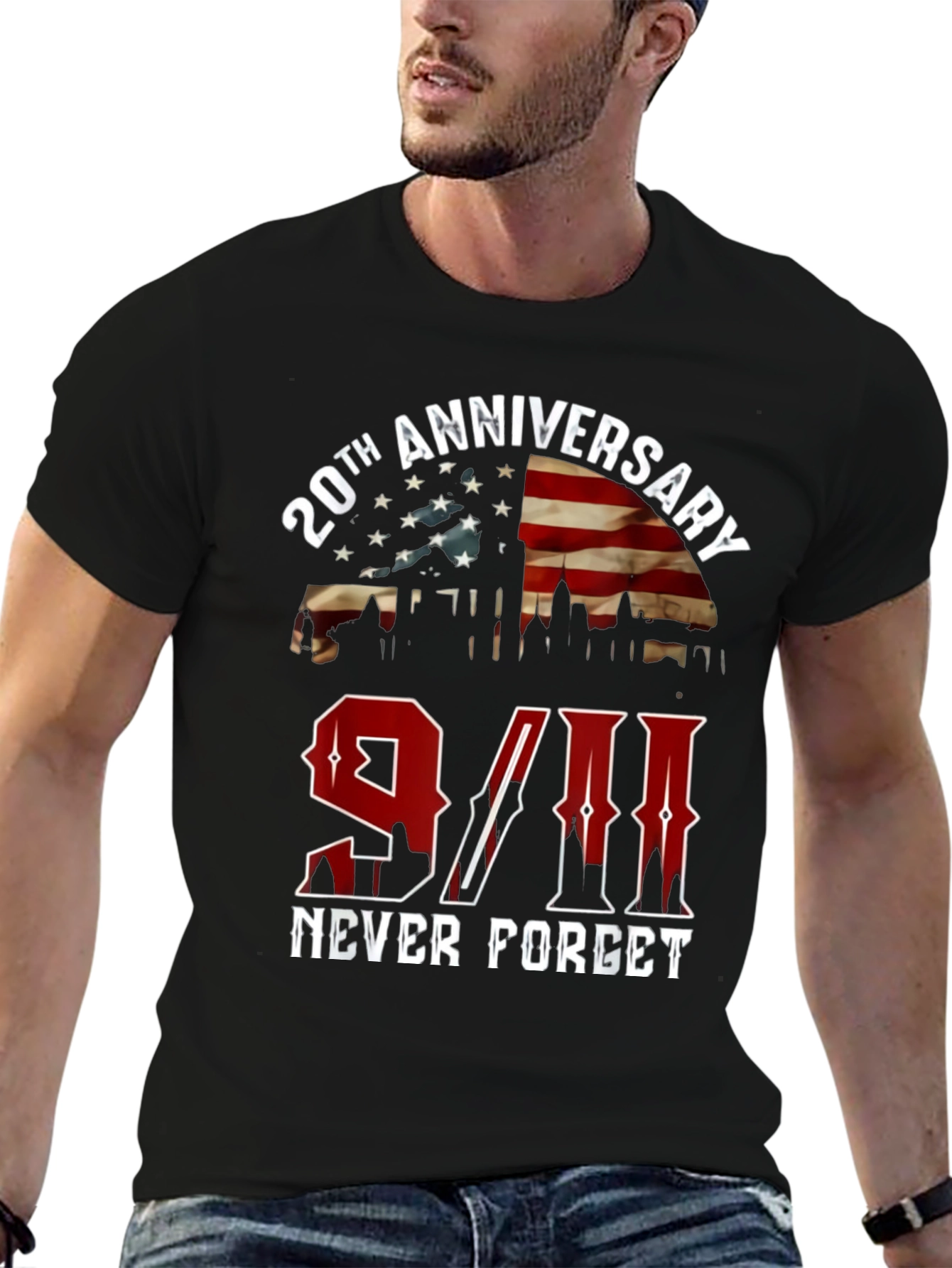 9/11 20th Anniversary Never Forget T-Shirt