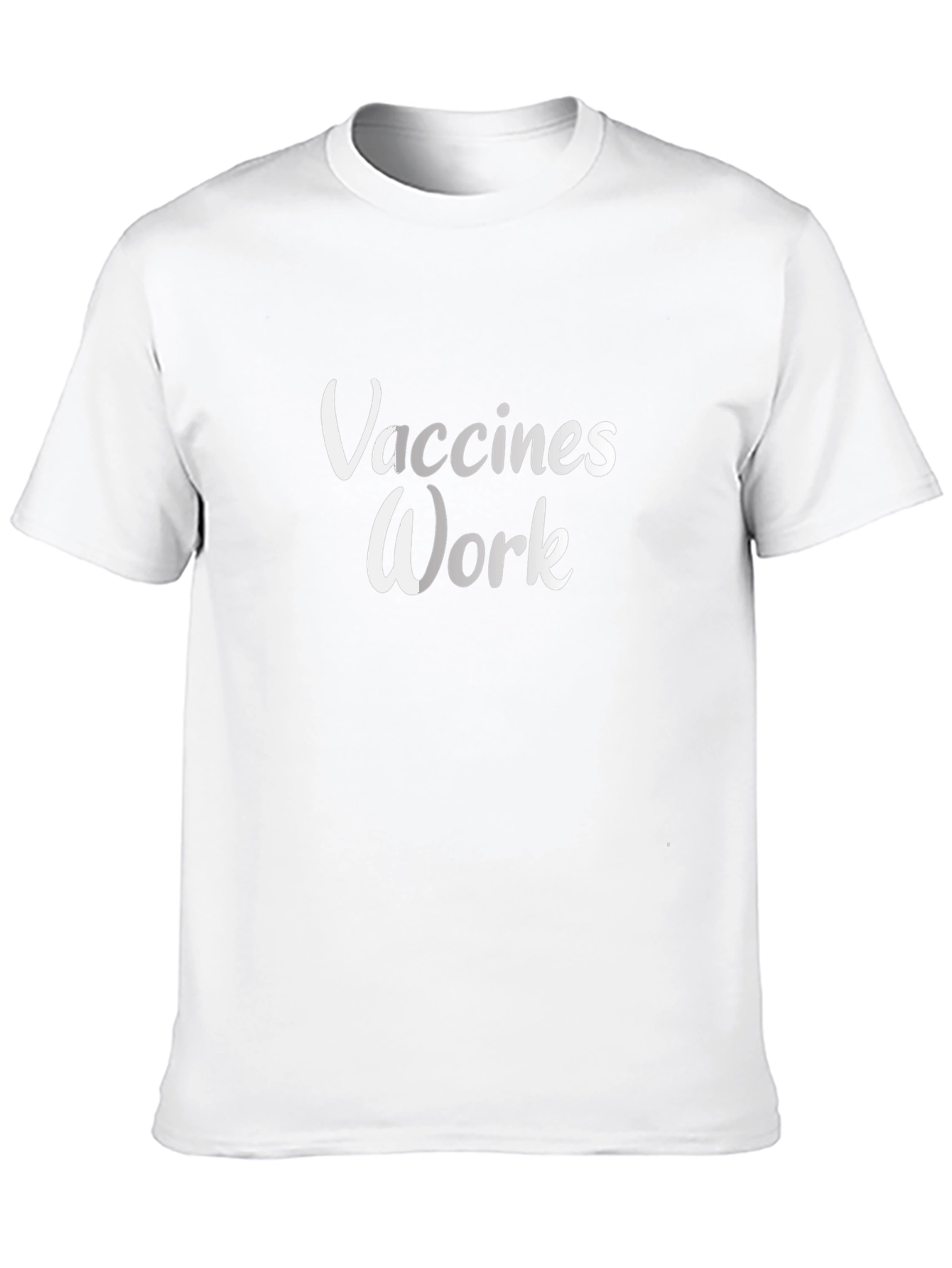 Vaccines Work Black T-Shirt - Pro-Vaccine Message
