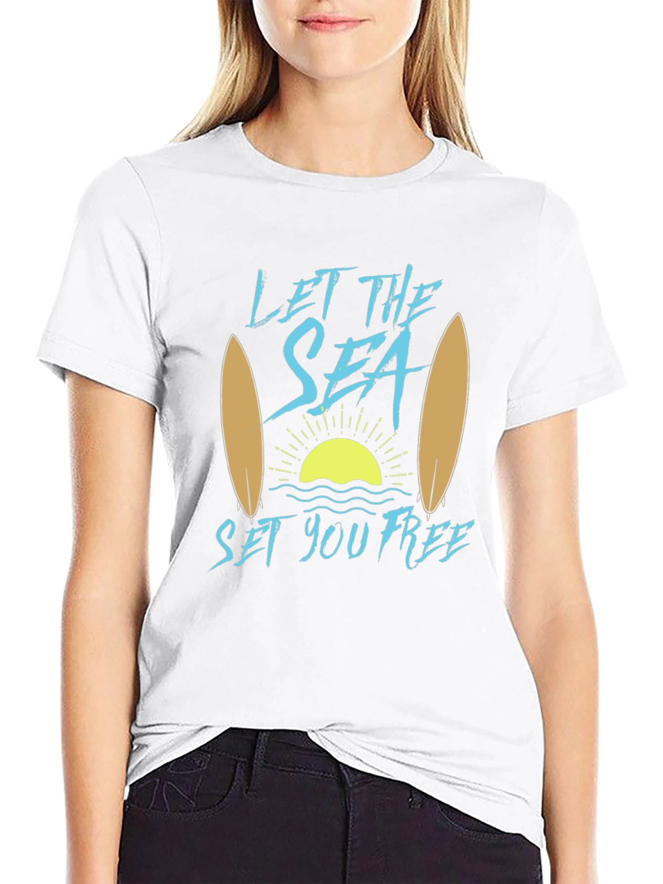 Let The Sea Set You Free Graphic Tee