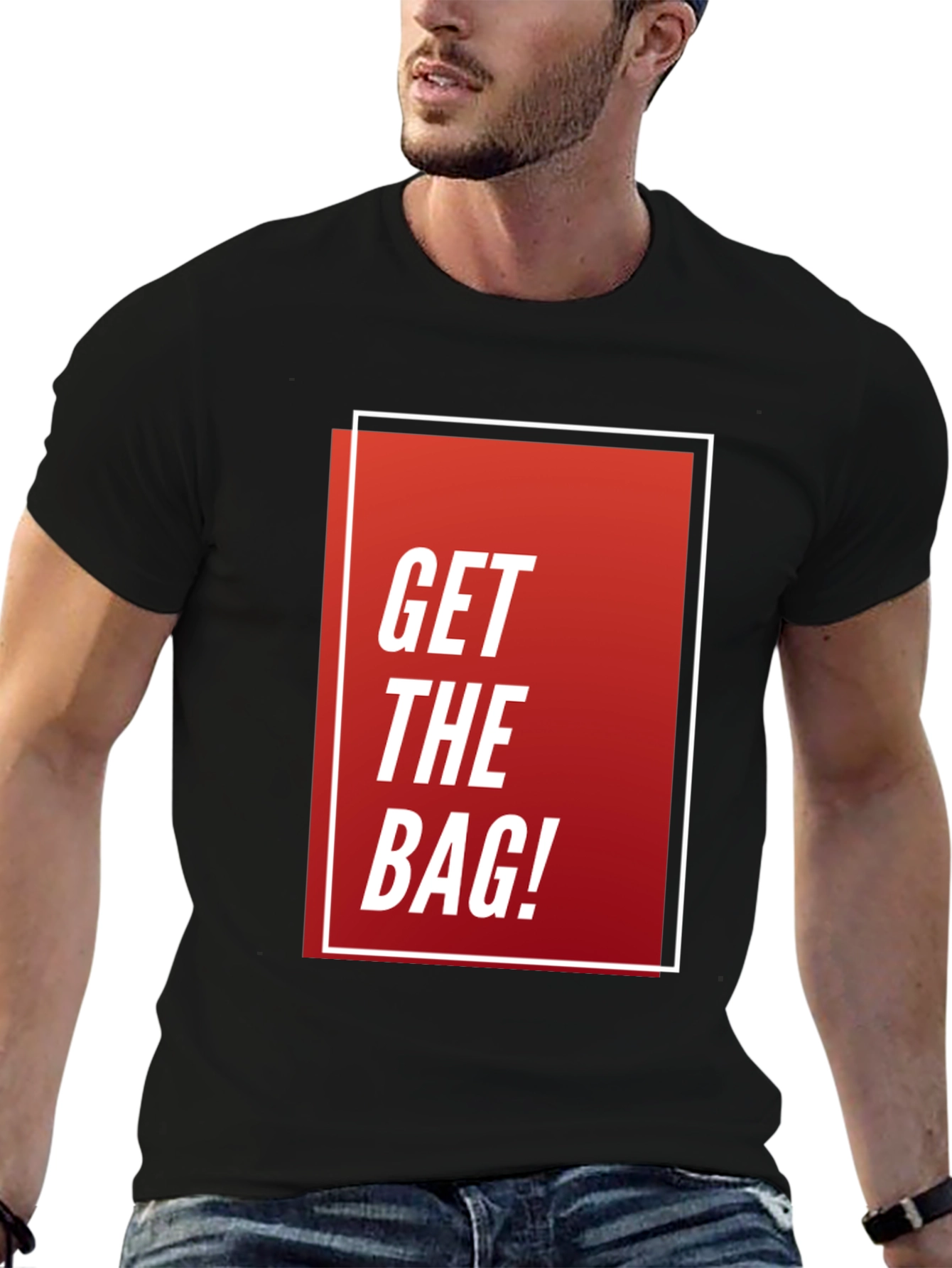 Get The Bag Graphic Tee - Stylish Mens T-Shirt