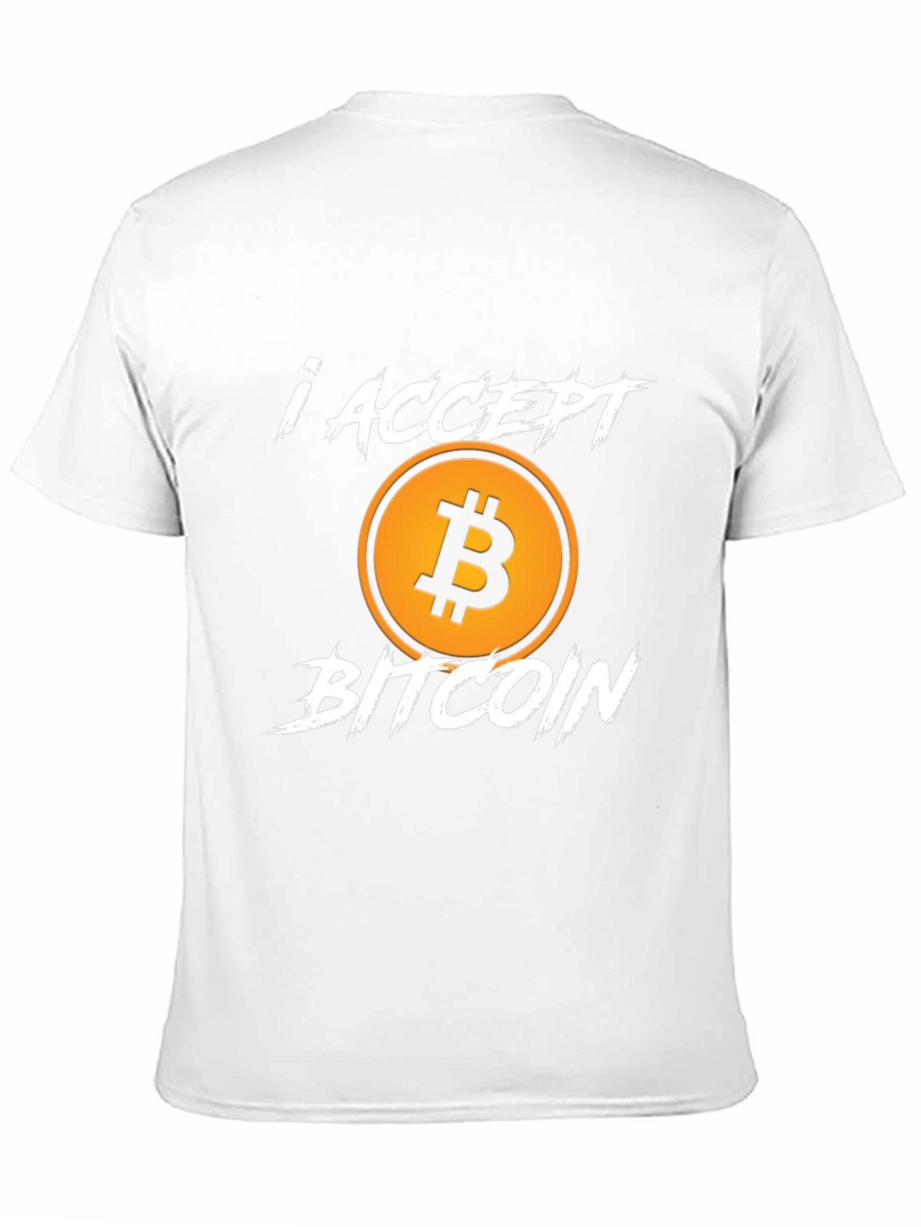 I Accept Bitcoin Graphic Tee - Crypto Currency T-Shirt