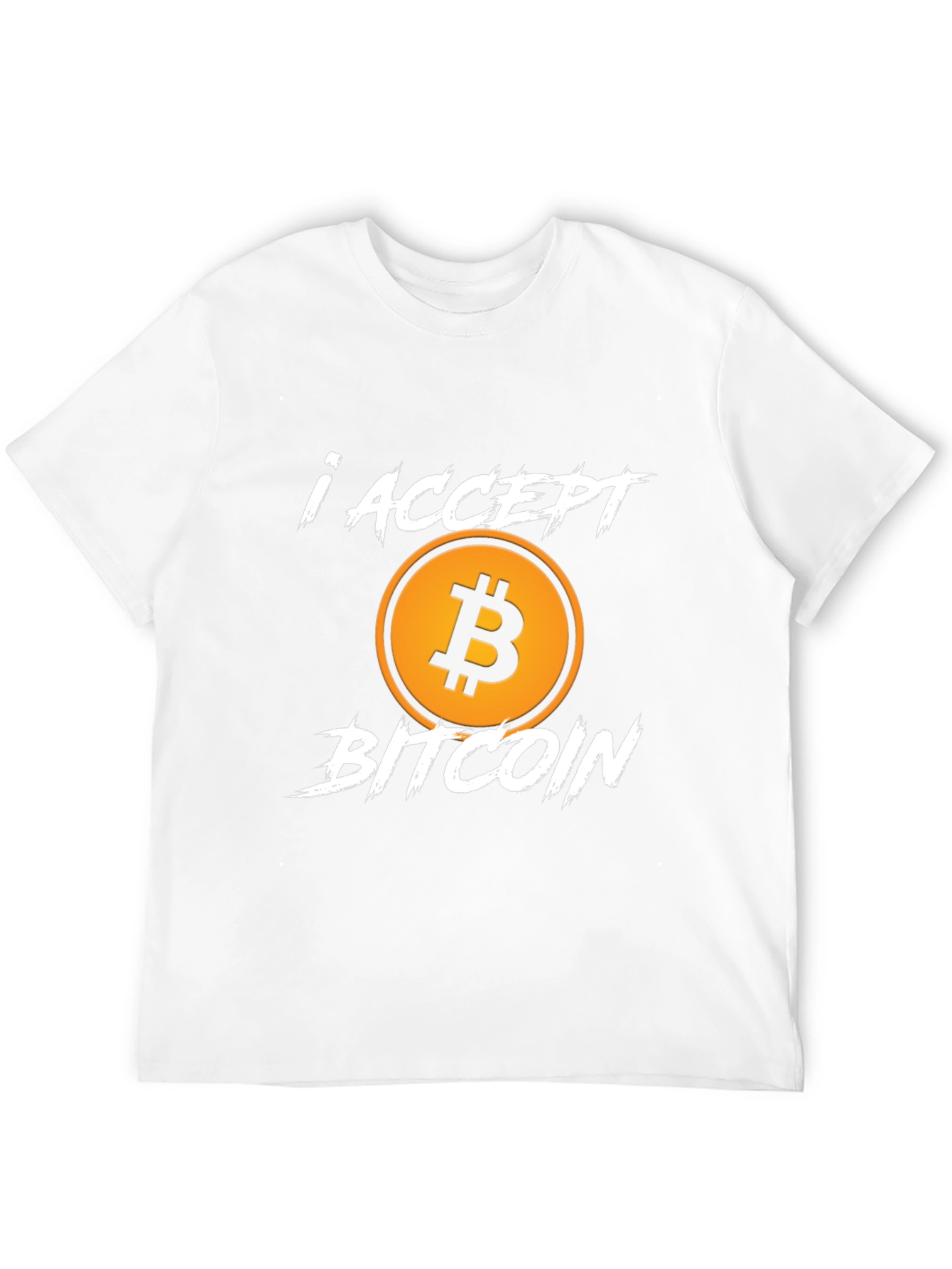 I Accept Bitcoin Graphic Tee - Crypto Currency T-Shirt