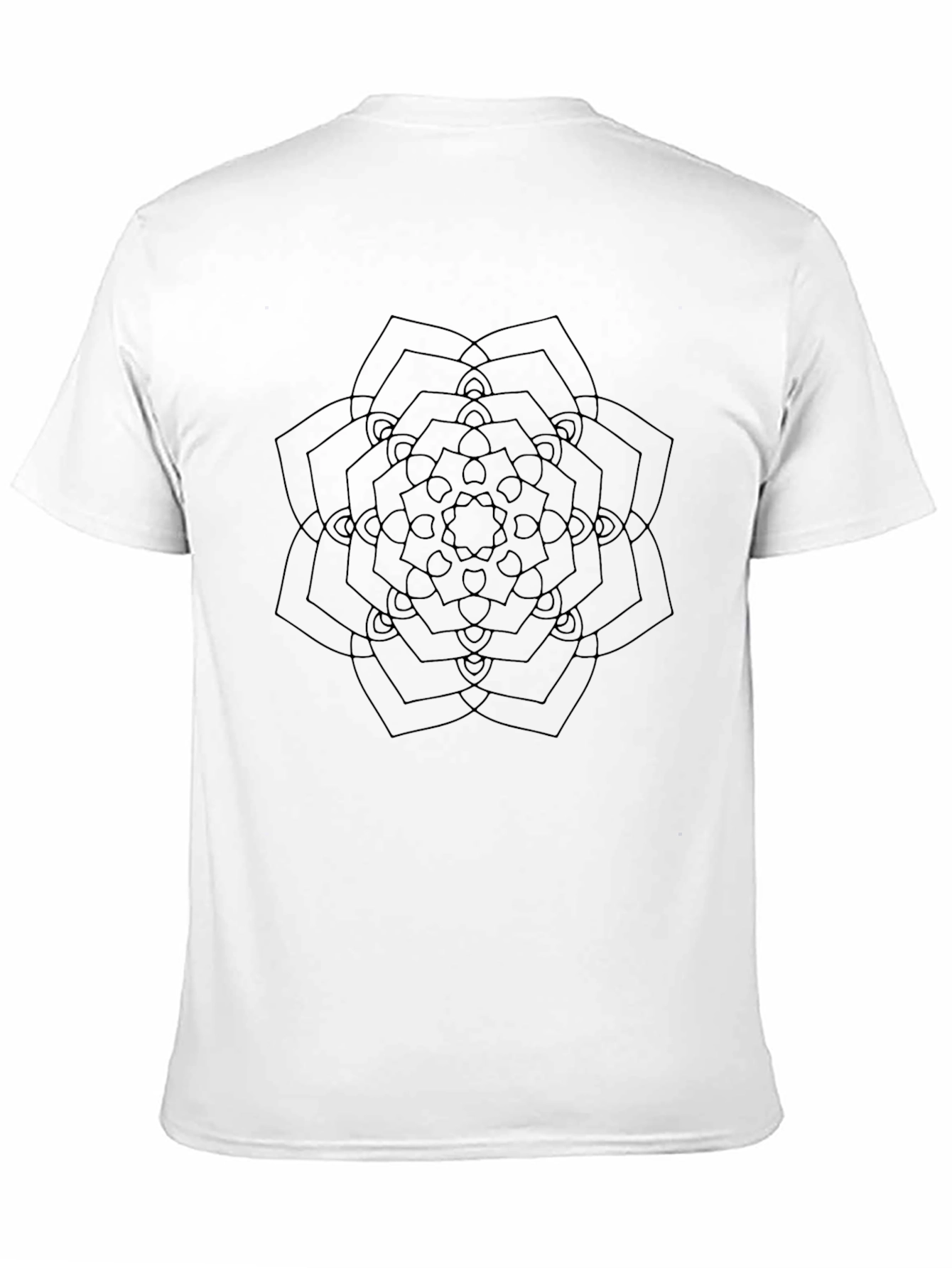 Geometric Mandala T-Shirt - Minimalist Design