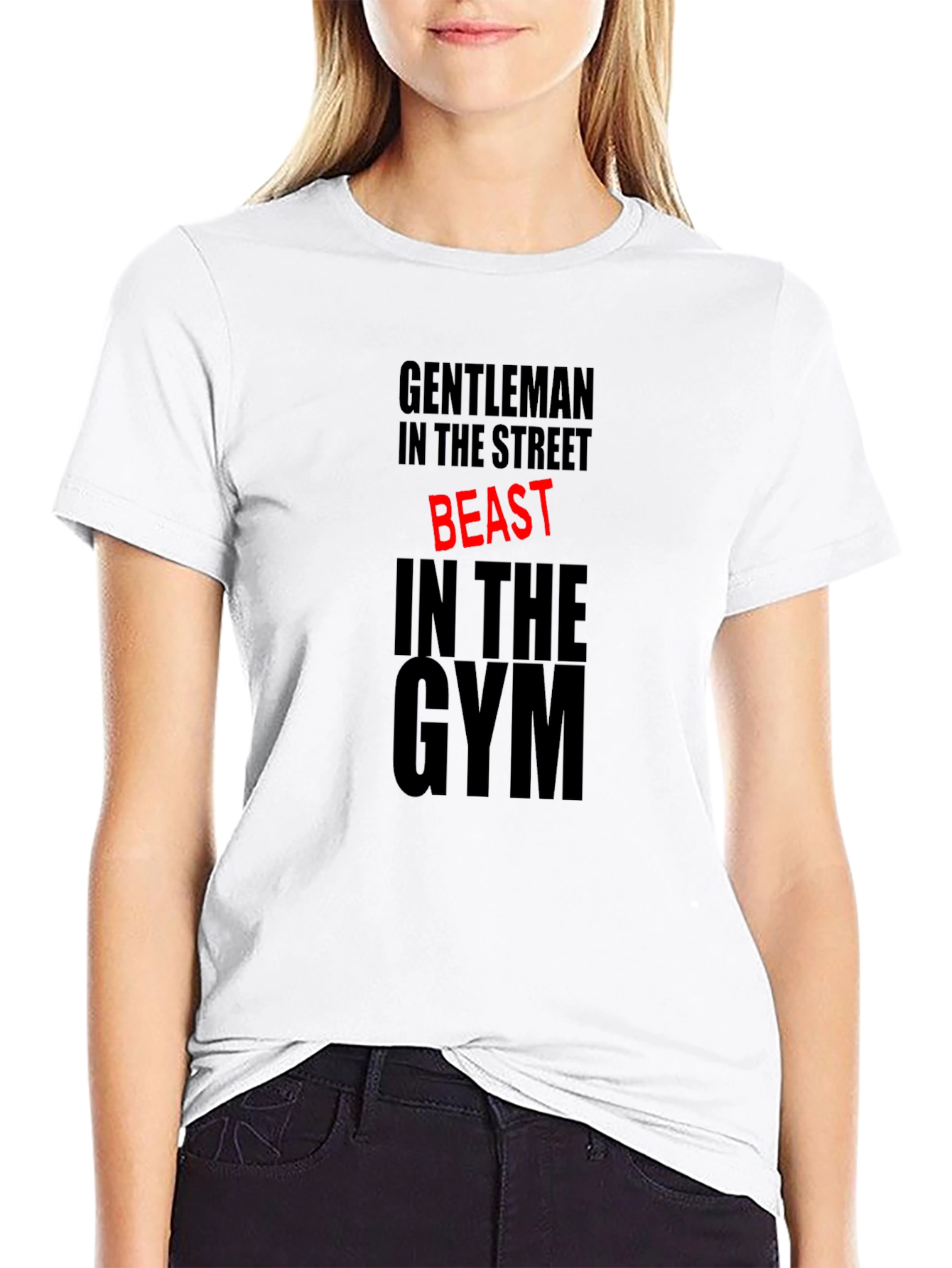 Gentleman Beast Gym T-Shirt - Black Cotton Blend