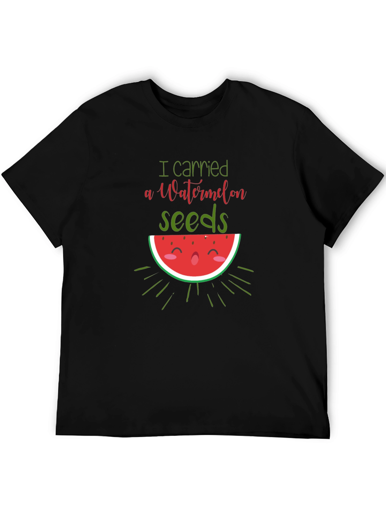 Funny Watermelon Pregnancy Announcement T-Shirt