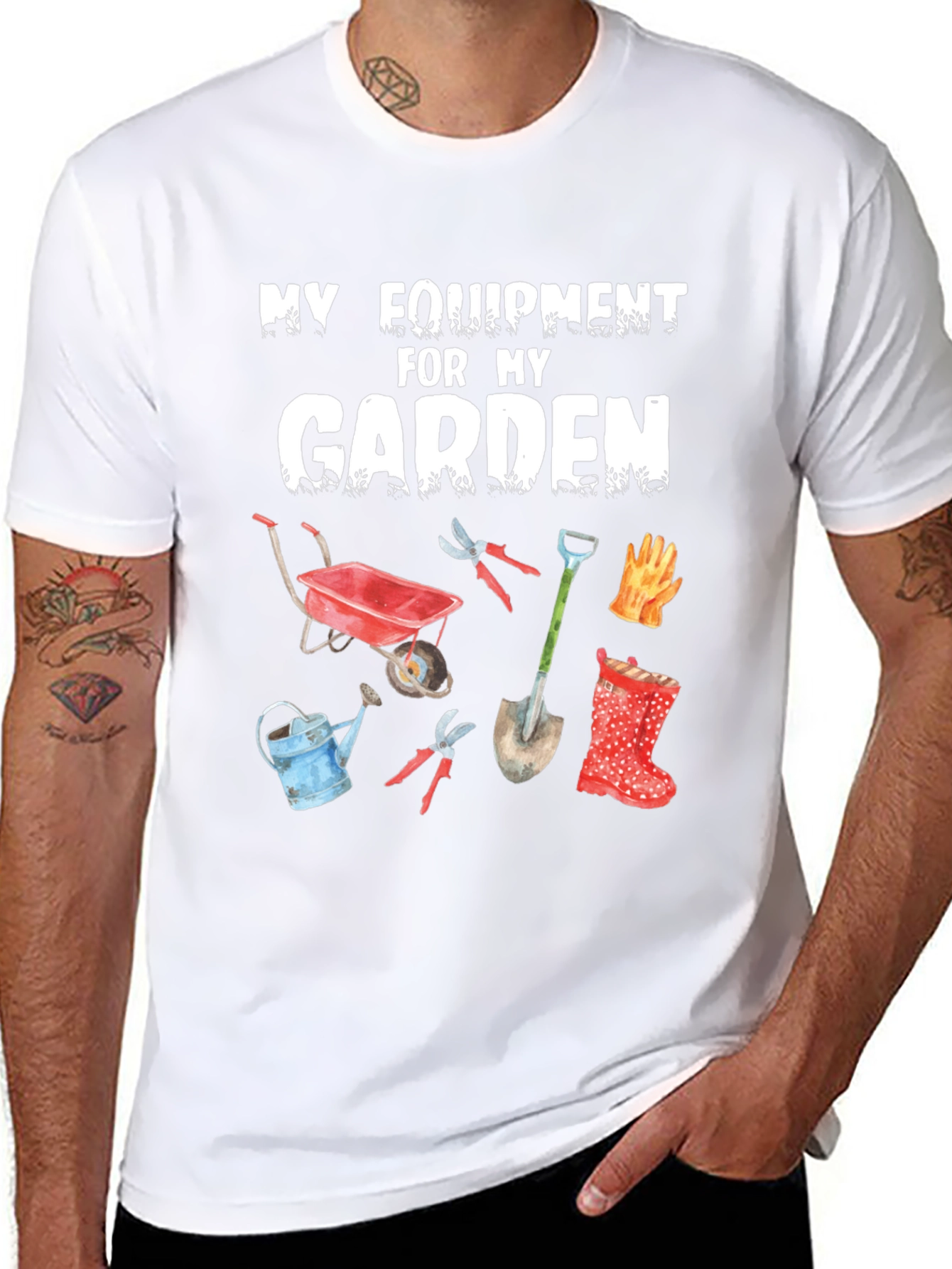 Gardening Equipment T-Shirt - Gardeners Gift