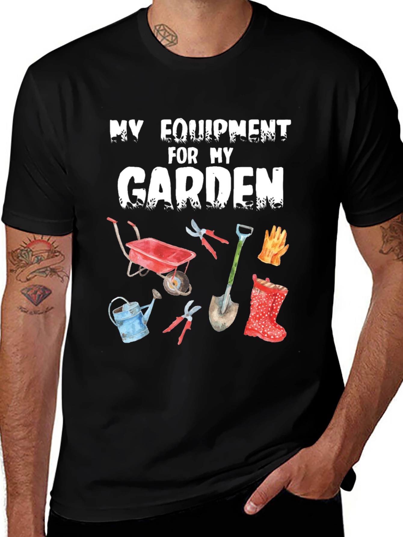 Gardening Equipment T-Shirt - Gardeners Gift