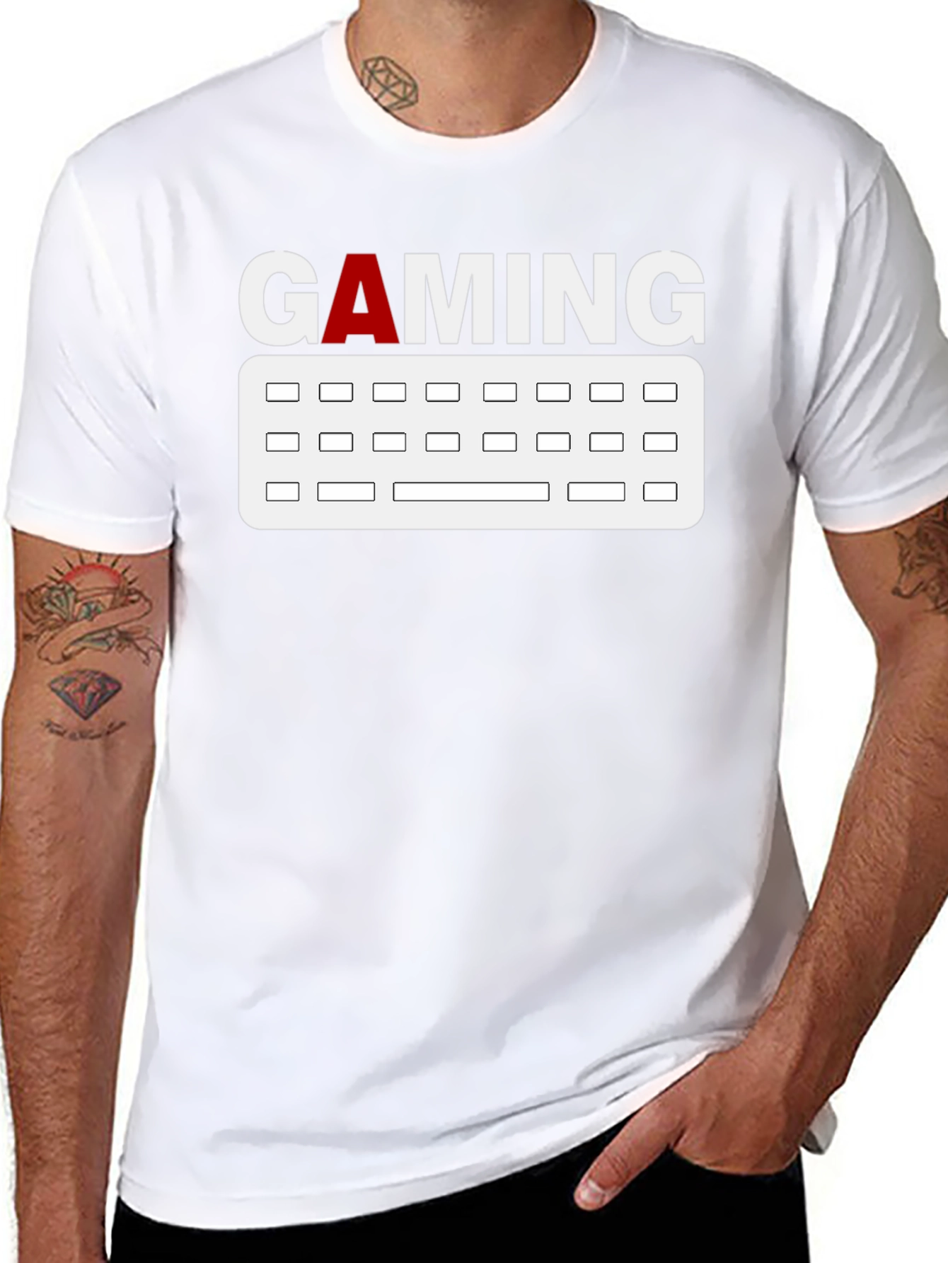 Gaming Keyboard Graphic T-Shirt