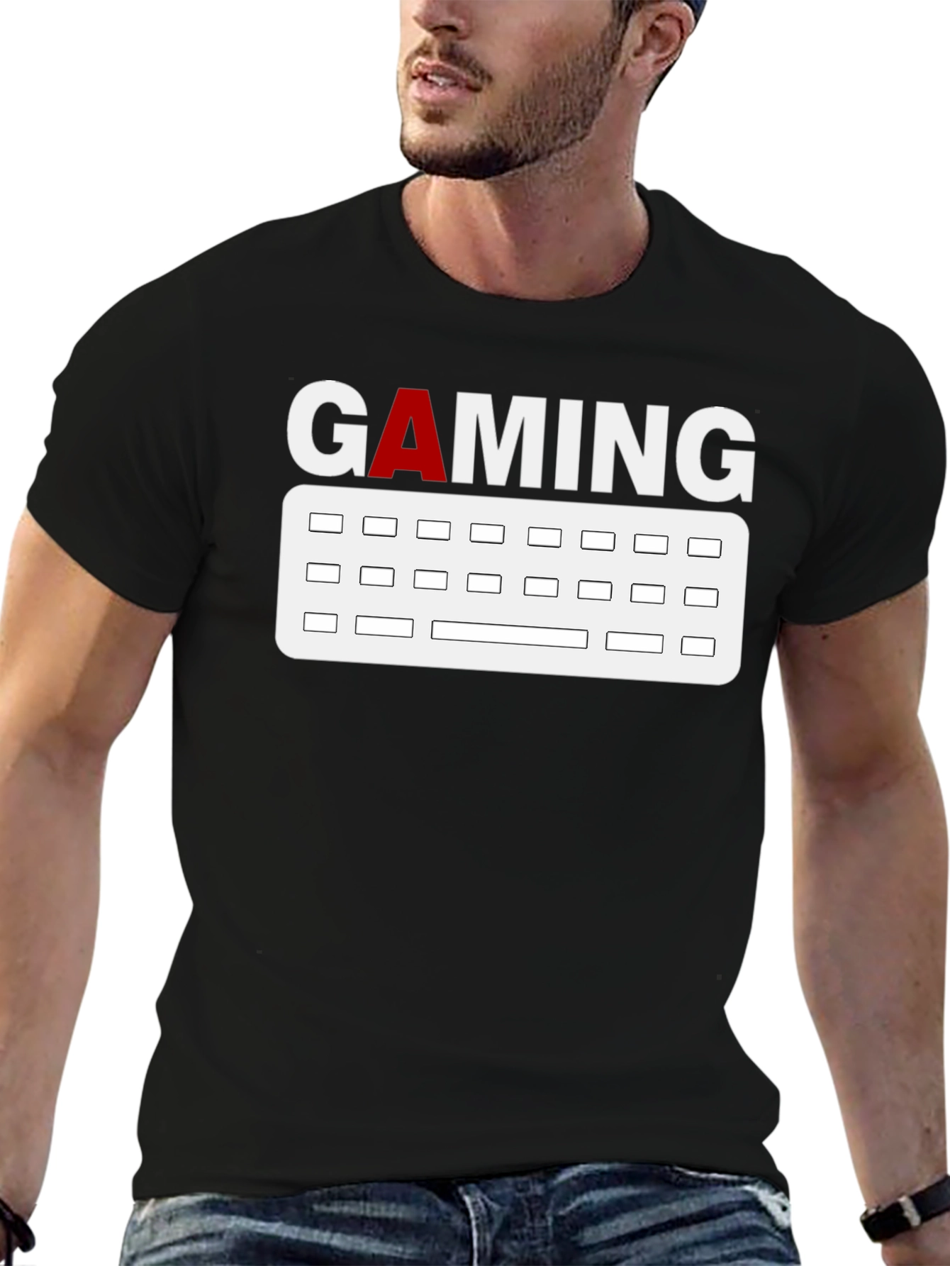 Gaming Keyboard Graphic T-Shirt