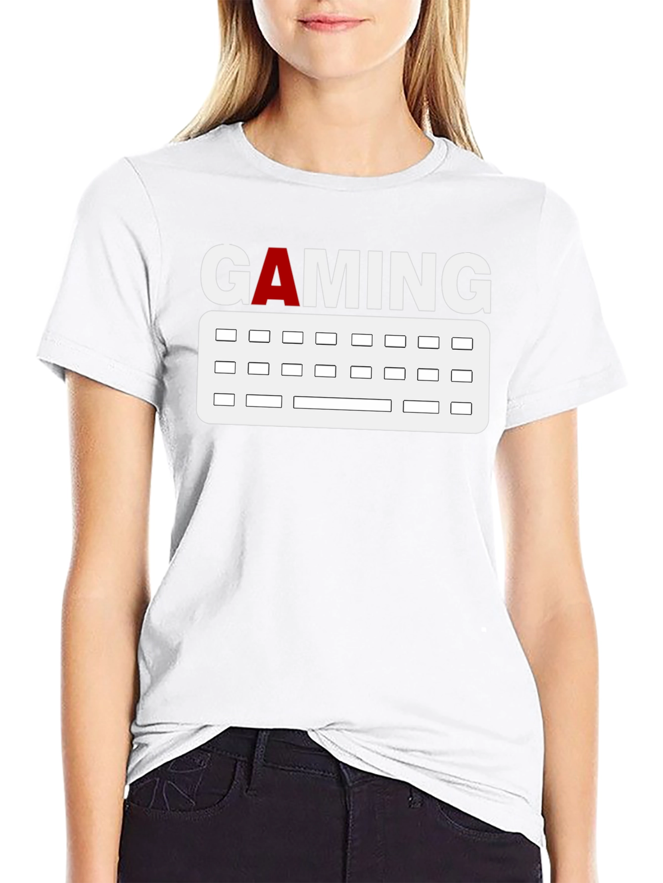Gaming Keyboard Graphic T-Shirt