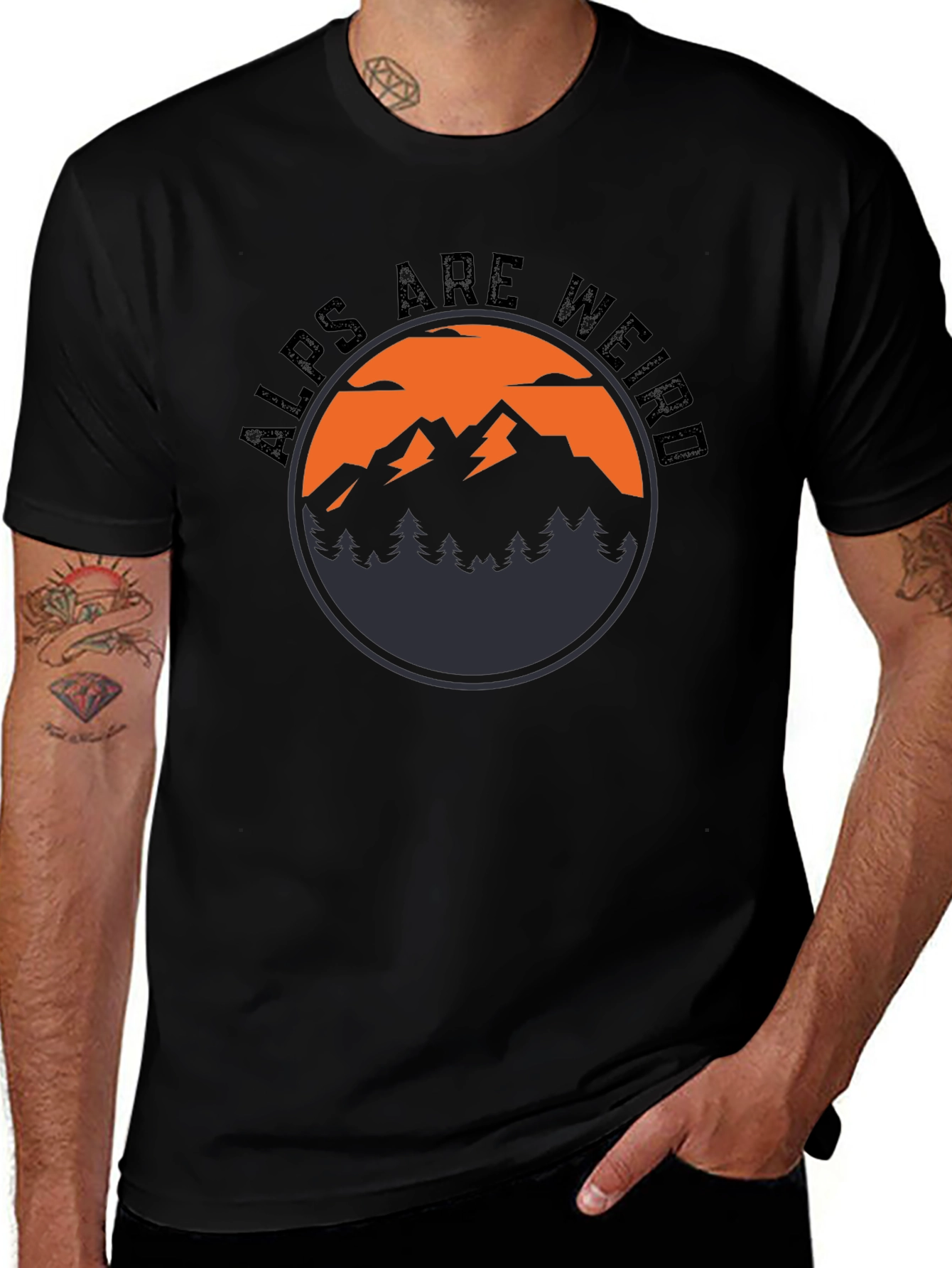 Alps Are Weird Graphic T-Shirt