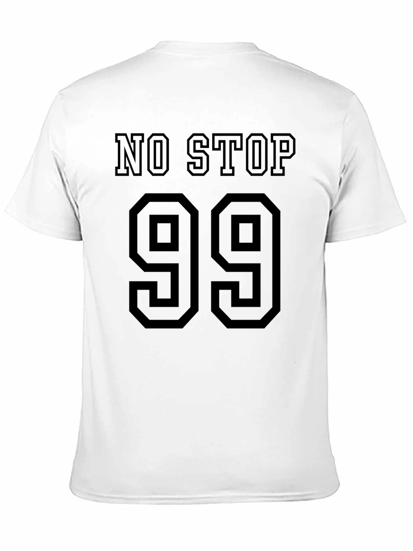 No Stop 99 Graphic T-Shirt Black