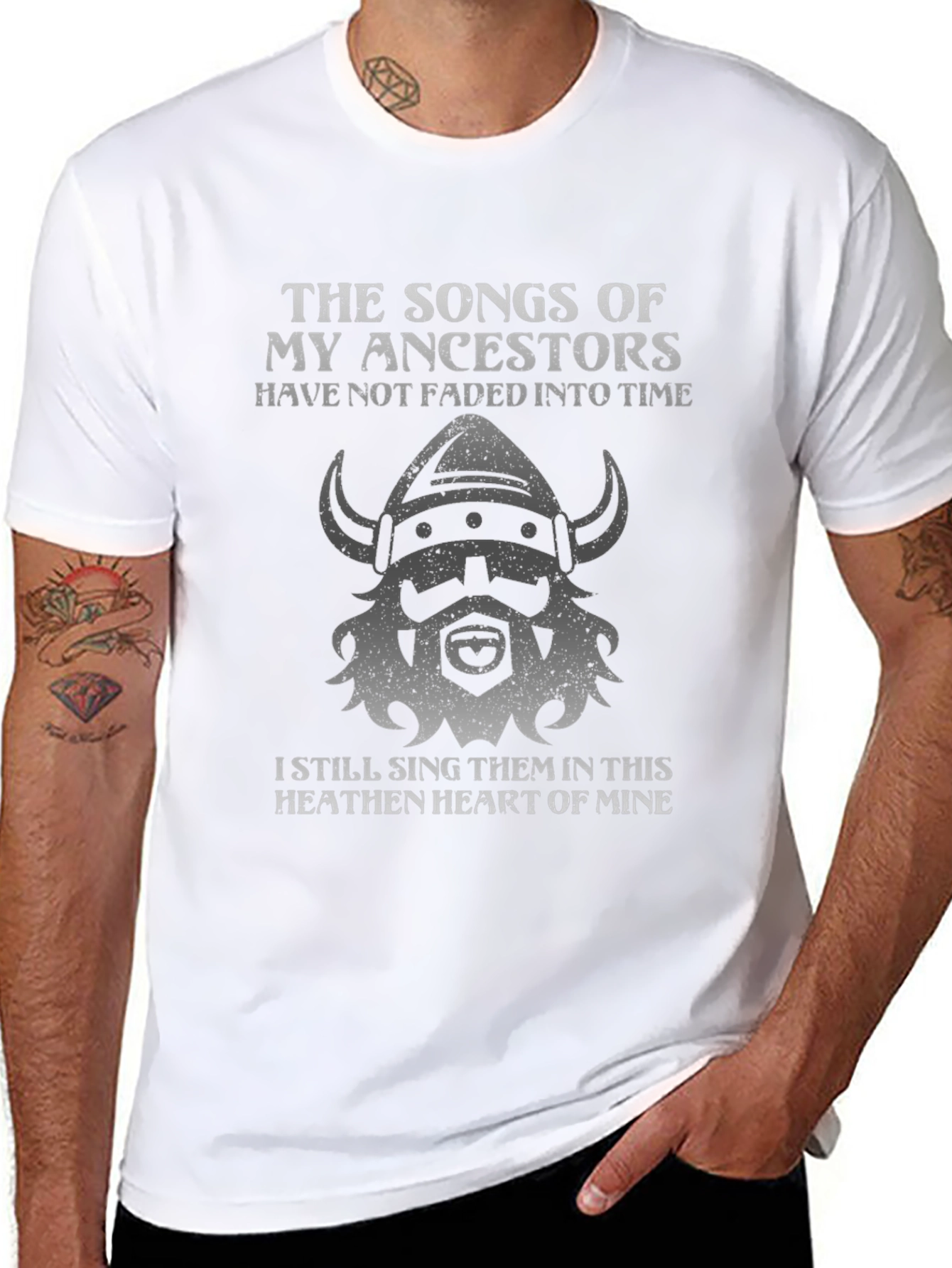 Viking Ancestors T-Shirt - Heathen Heart Design