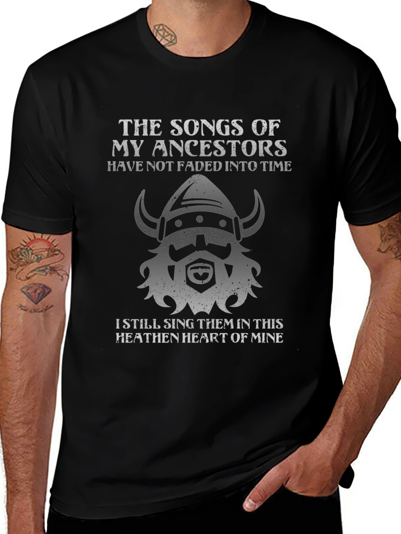 Viking Ancestors T-Shirt - Heathen Heart Design
