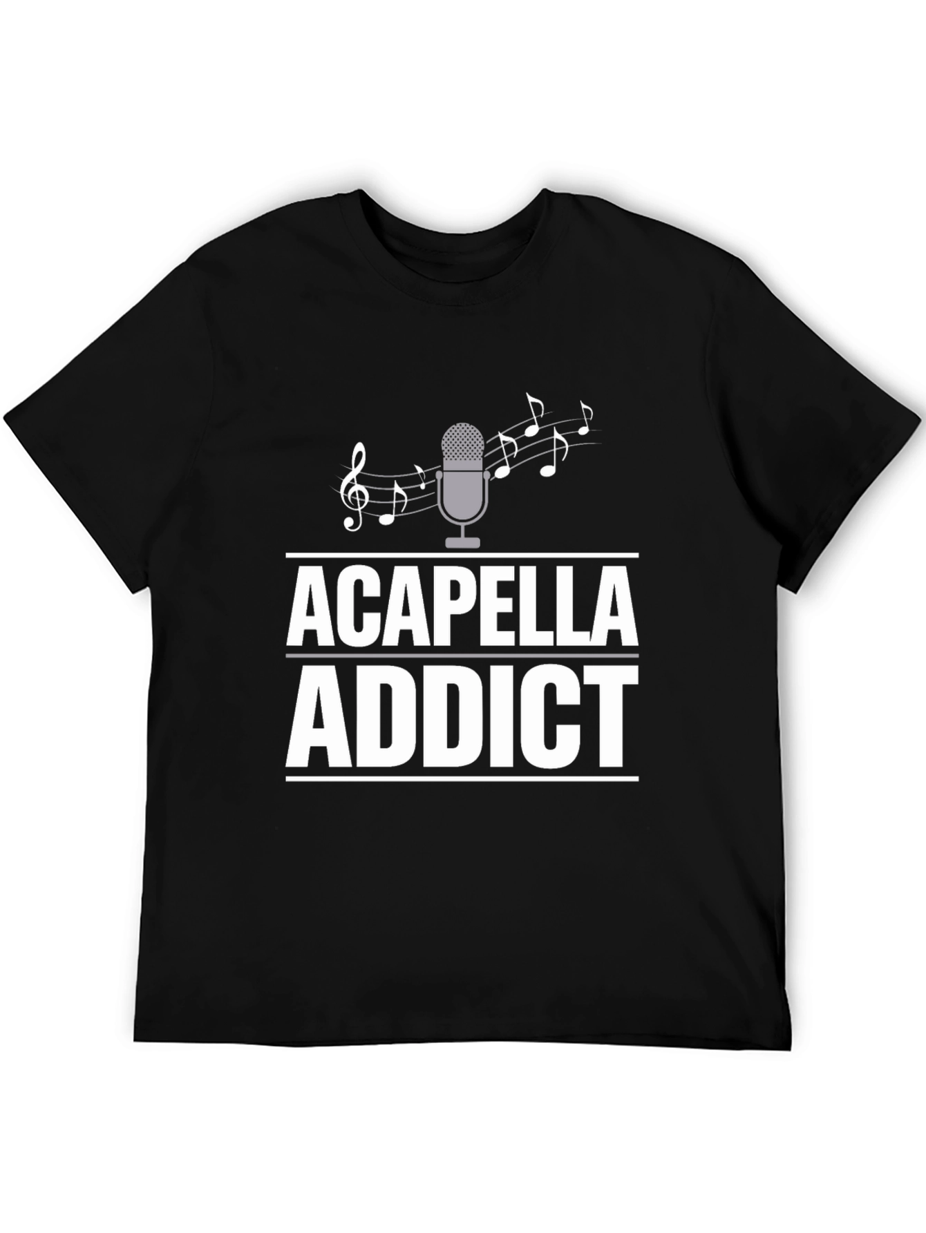 Acapella Addict Black T-Shirt