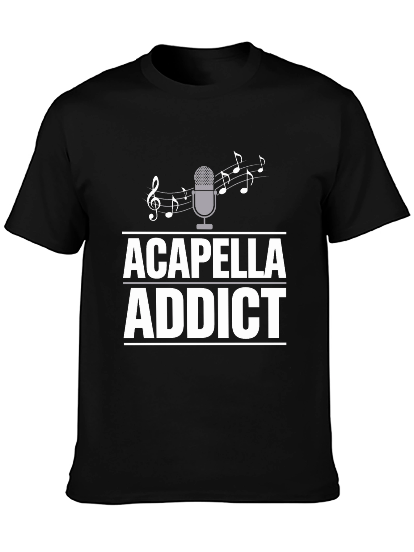Acapella Addict Black T-Shirt