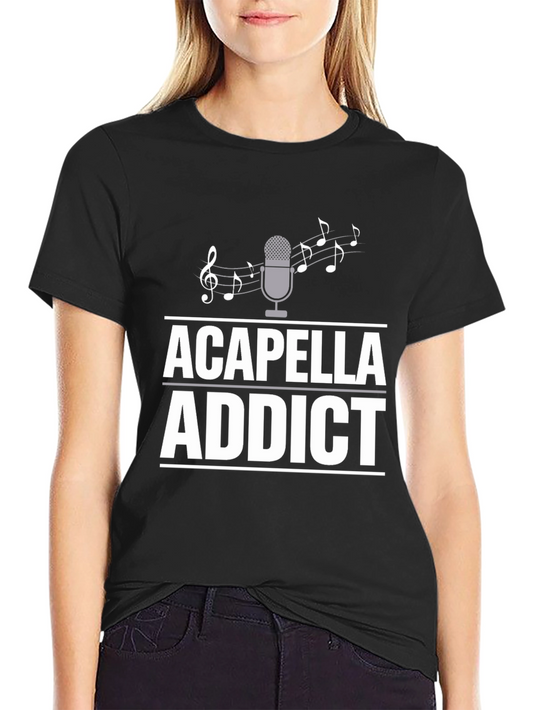 Acapella Addict Black T-Shirt