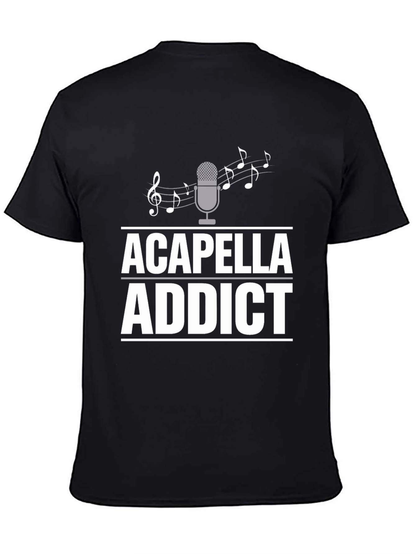 Acapella Addict Black T-Shirt