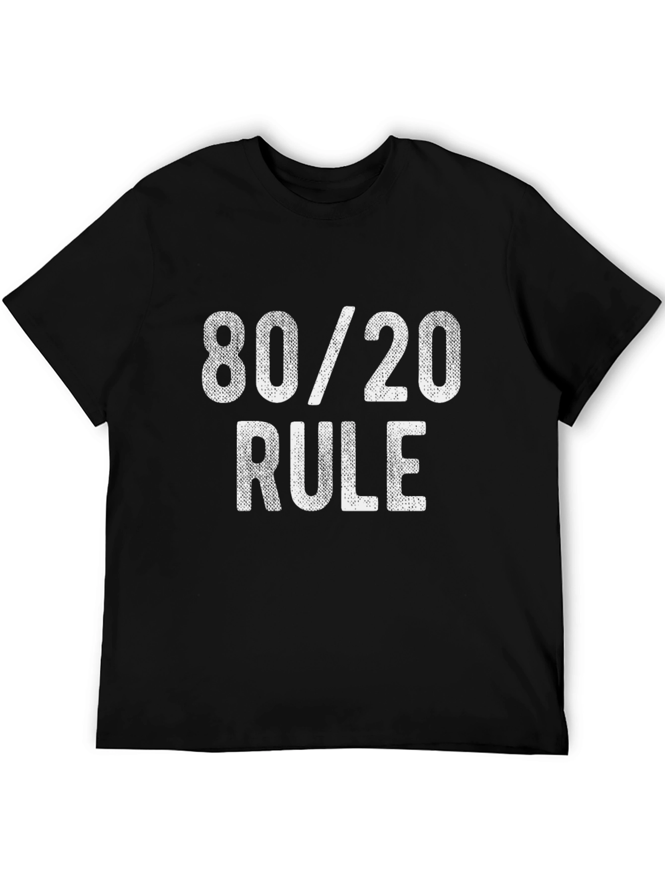 80/20 Rule T-Shirt - Pareto Principle Graphic Tee