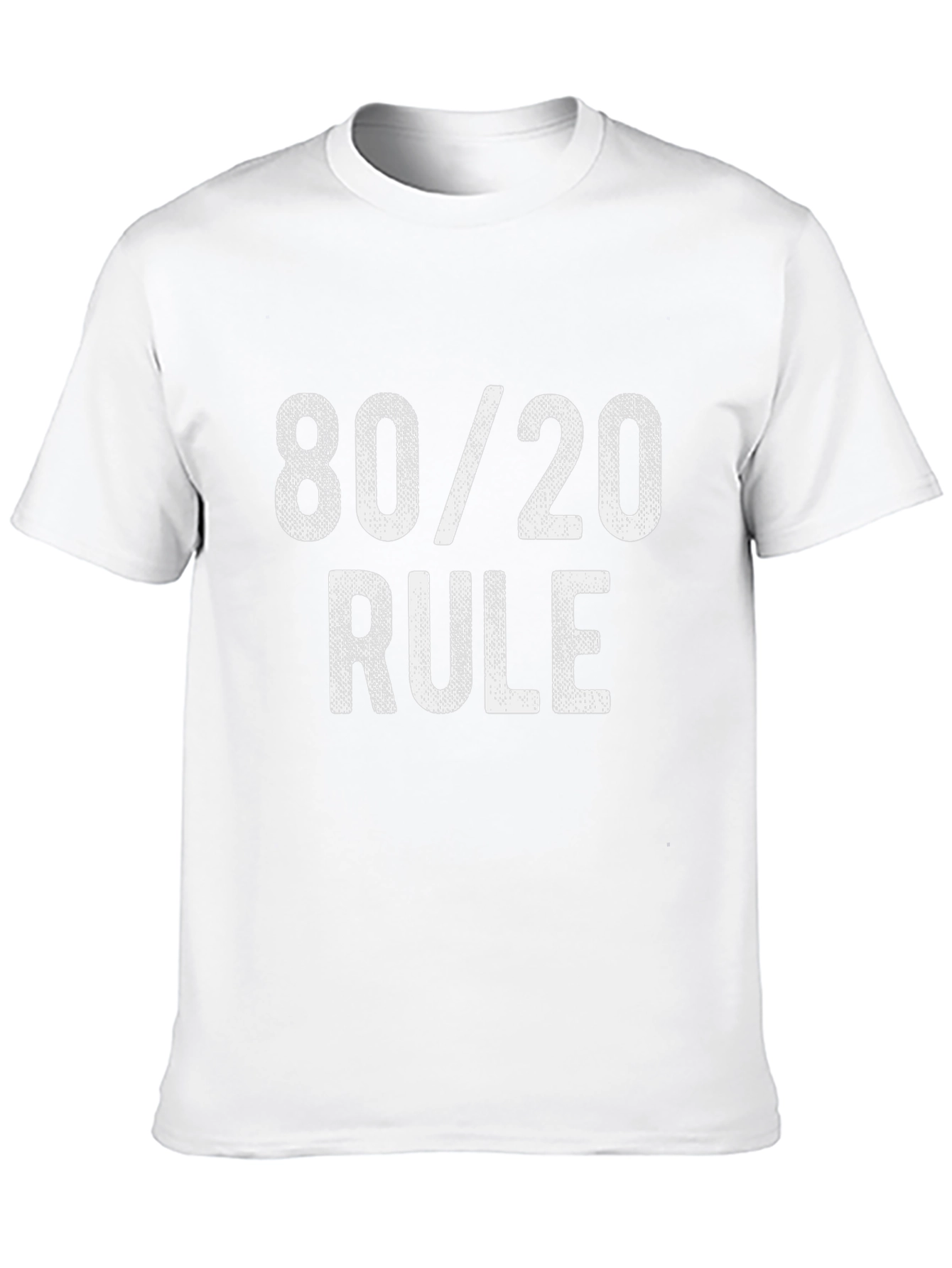 80/20 Rule T-Shirt - Pareto Principle Graphic Tee